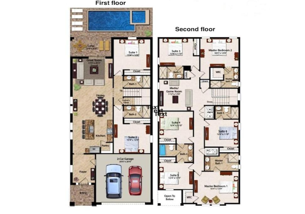 491-Luxury Villa W Pool &Spa Orlando Ngoại thất bức ảnh